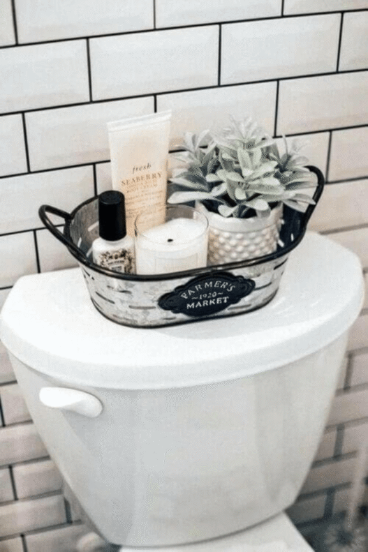 15 Toilet Tank Decor Ideas That Are Actually Cute