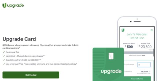 Upgrade Rewards Checking Plus $200 Bonus (September 2025)