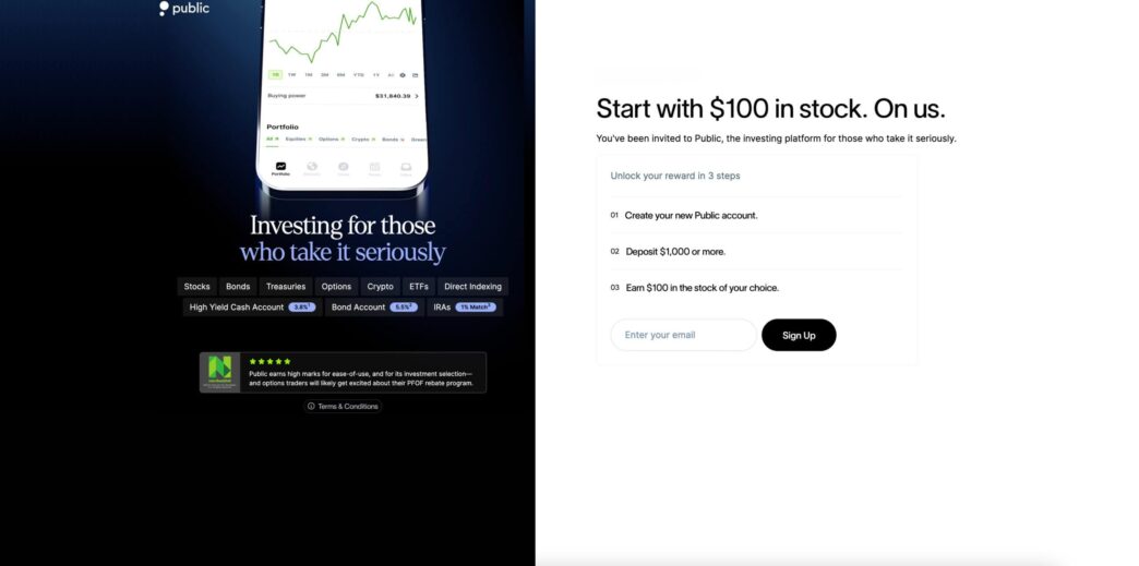 Earn $100 When You Sign Up