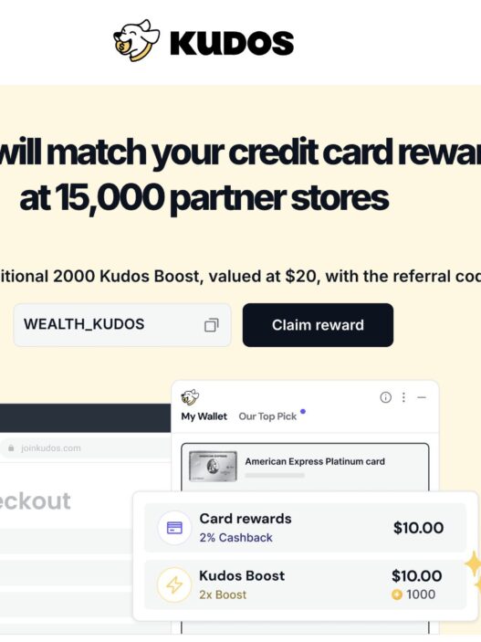 Kudos Smart Wallet $20 Referral Code