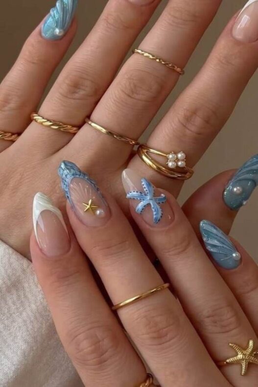 18 Gorgeous Mermaid Nails That Are Pure Ocean Magic